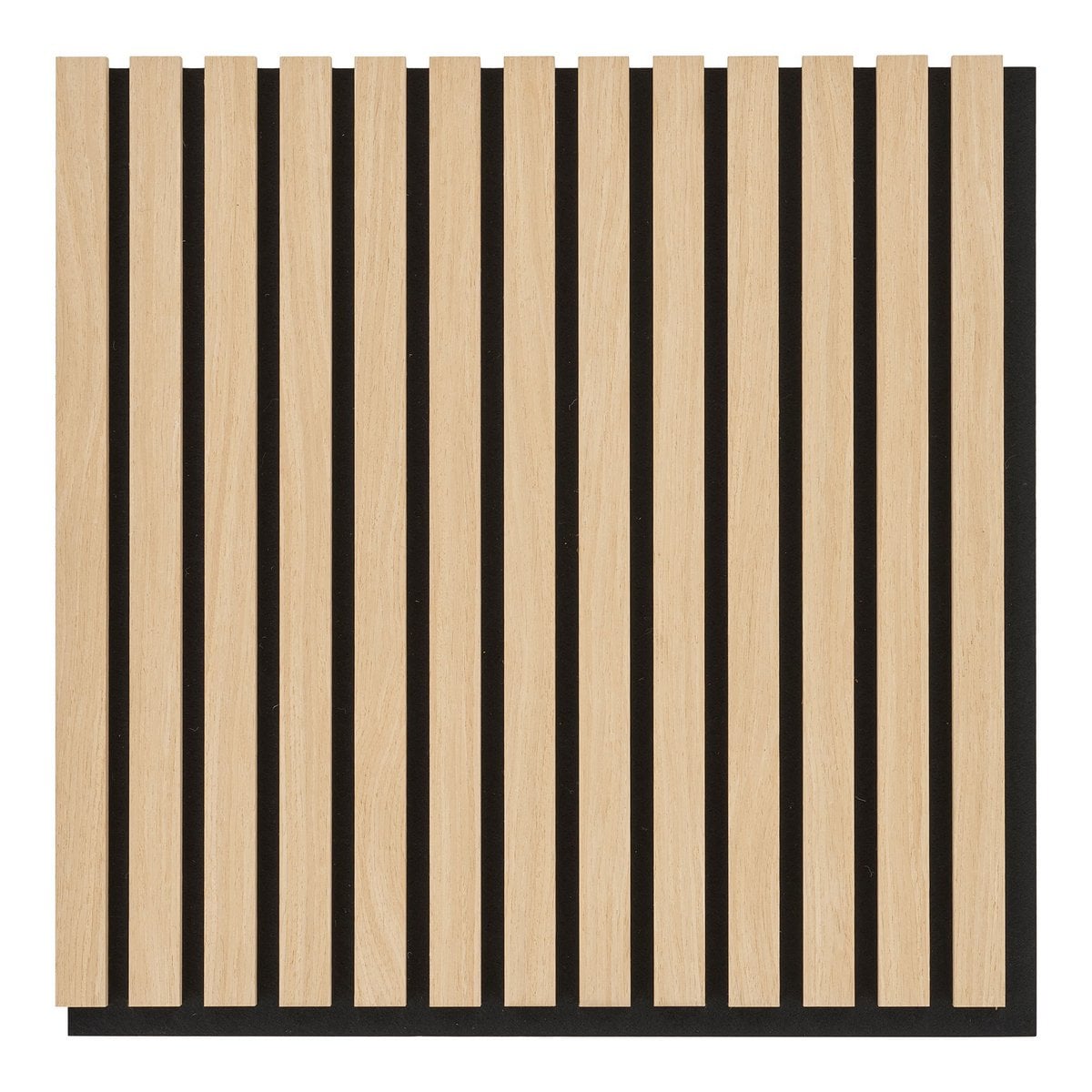 Akustikpaneel aus Holz braun, 52 × 52 cm | VIA X SELECTION