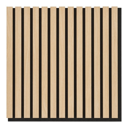 Akustikpaneel aus Holz braun, 52 × 52 cm | VIA X SELECTION