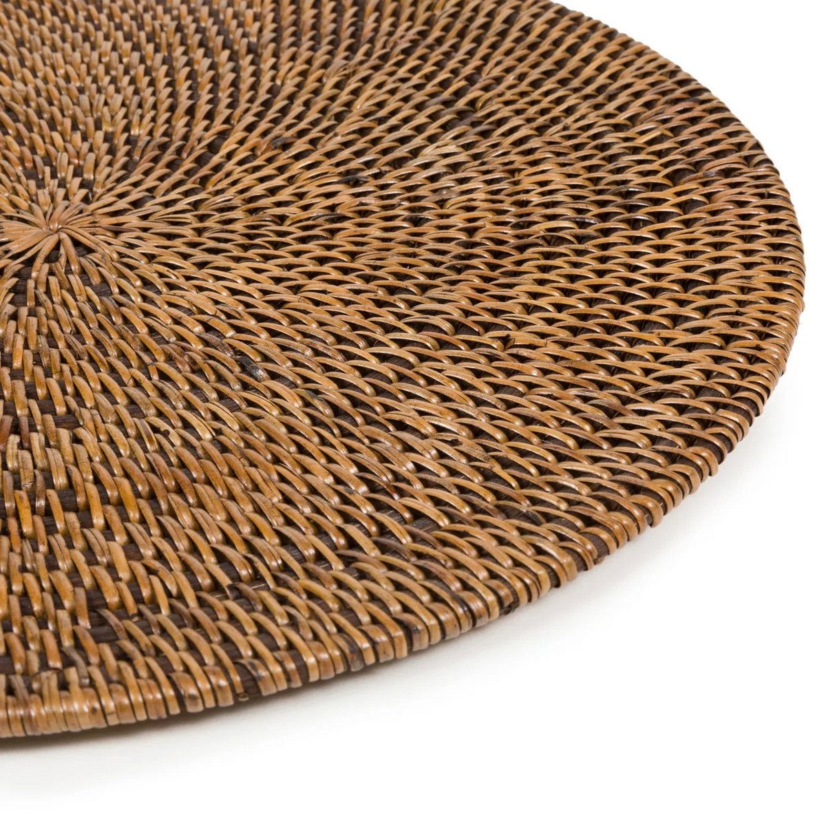 Rundes Platzset aus Rattan in Naturbraun | VIA X SELECTION