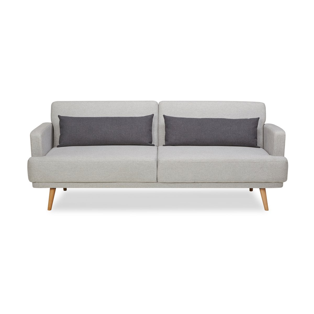 3-Sitzer-Sofa aus grauem Webstoff mit Liegefunktion | VIA X SELECTION