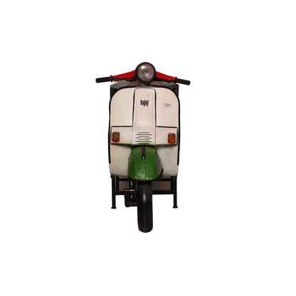 Bartisch aus recyceltem Scooter handbemalt, 170 × 66 × 105 cm | VIA X SELECTION