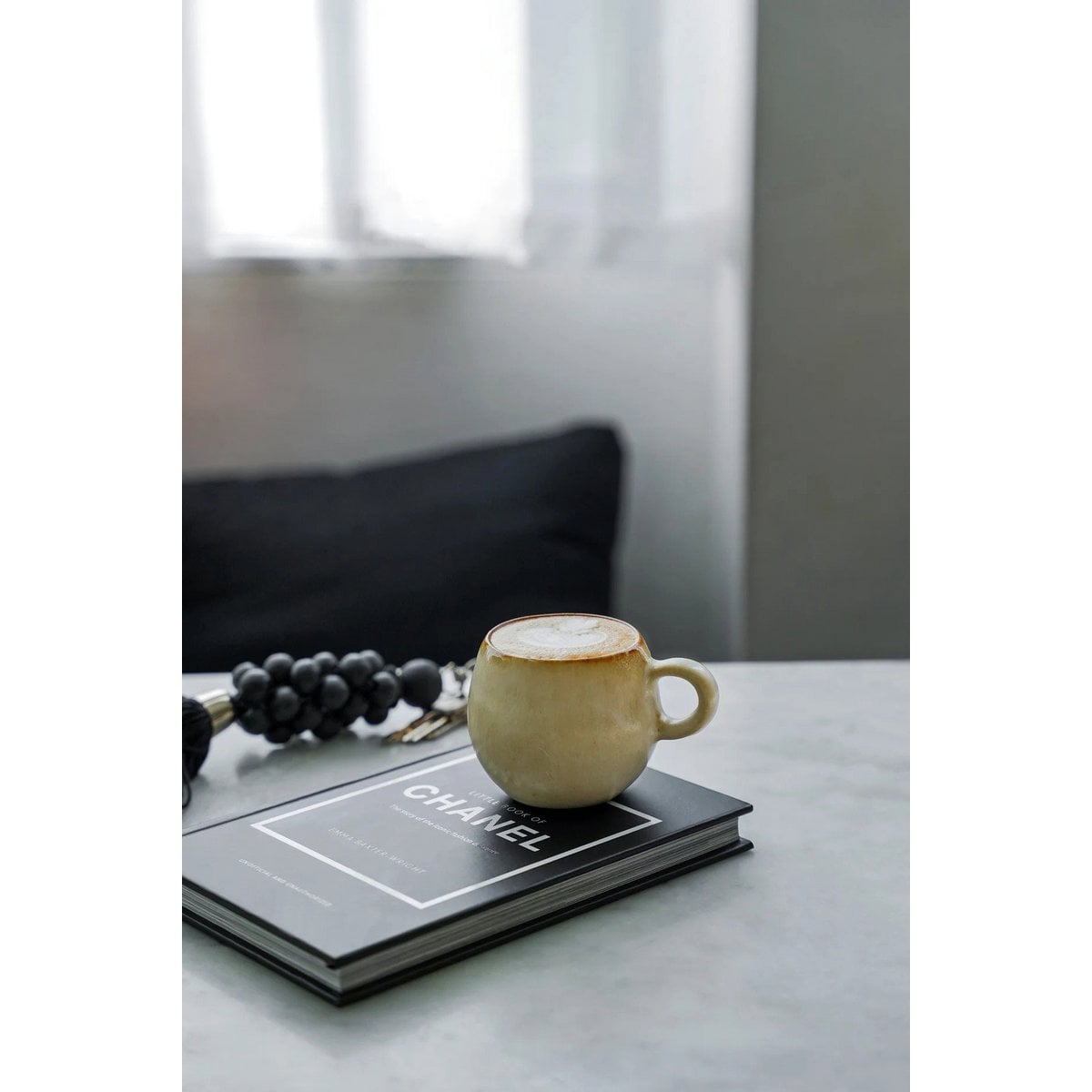 Espressotasse aus beigem Steinzeug 6 cm | VIA X SELECTION