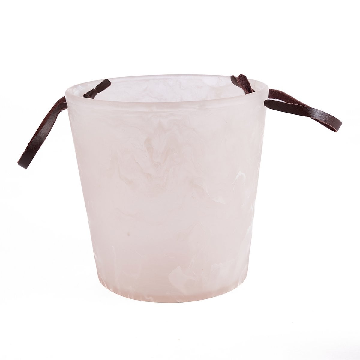 Rosa-weißer Eiskübel mit marmorierter Optik | VIA X SELECTION