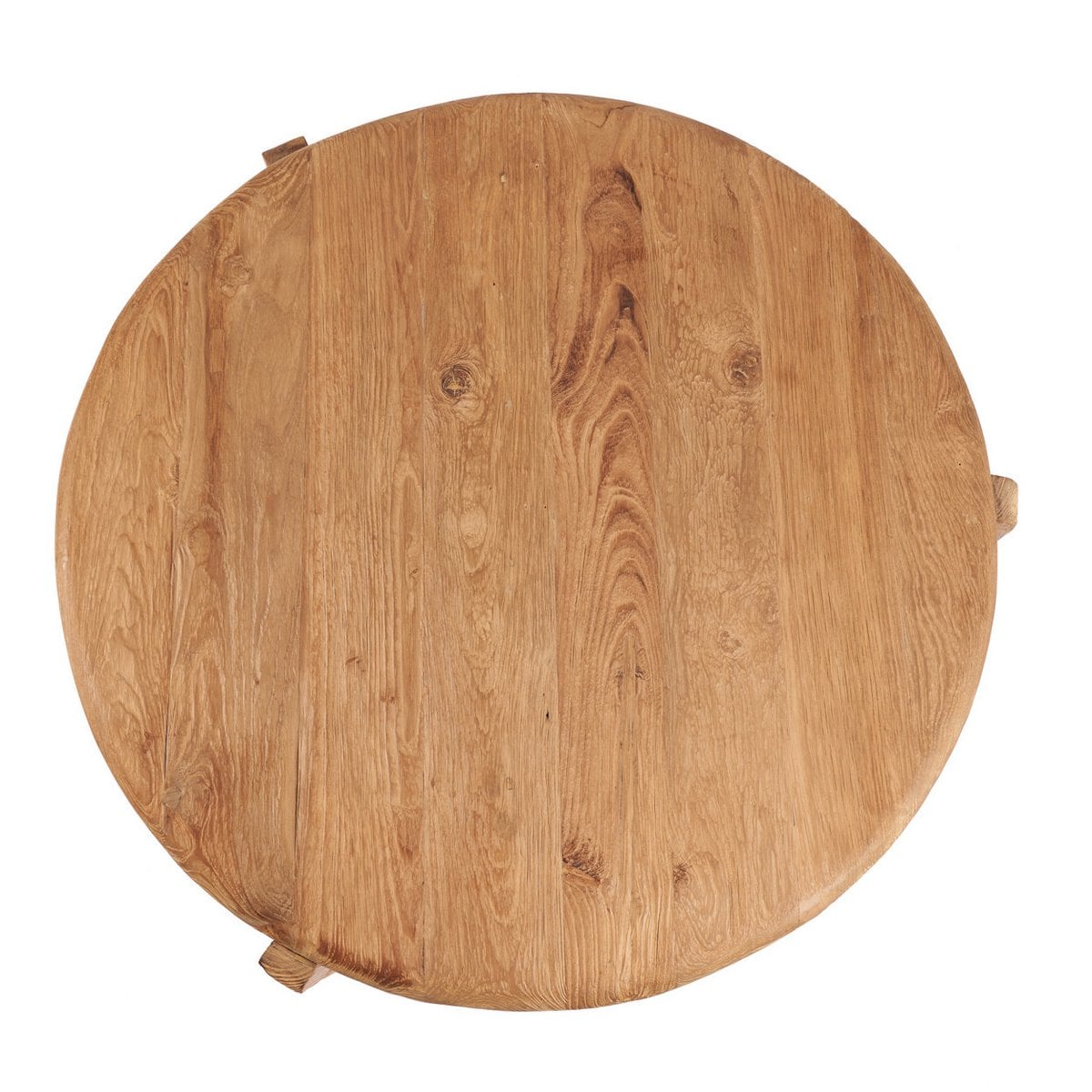 Runder Couchtisch aus recyceltem Teakholz, Ø, 80 × 45 cm | VIA X SELECTION