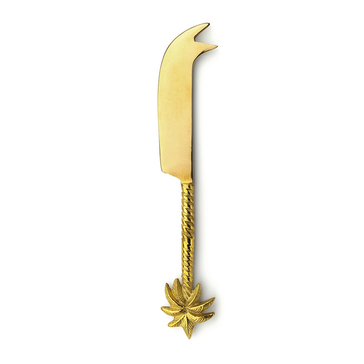 Käsemesser aus Messing mit Palmblattgriff | VIA X SELECTION