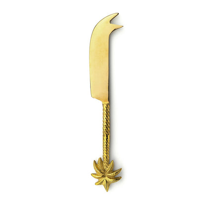 Käsemesser aus Messing mit Palmblattgriff | VIA X SELECTION