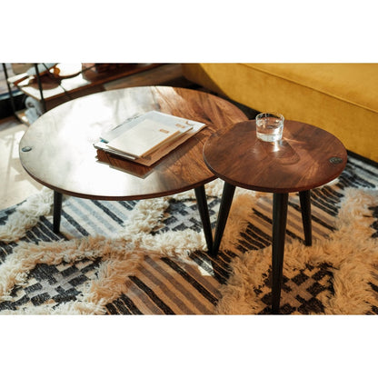 TOM TAILOR Home Beistelltisch aus Mangoholz, 60 × 60 × 57 cm | VIA X SELECTION