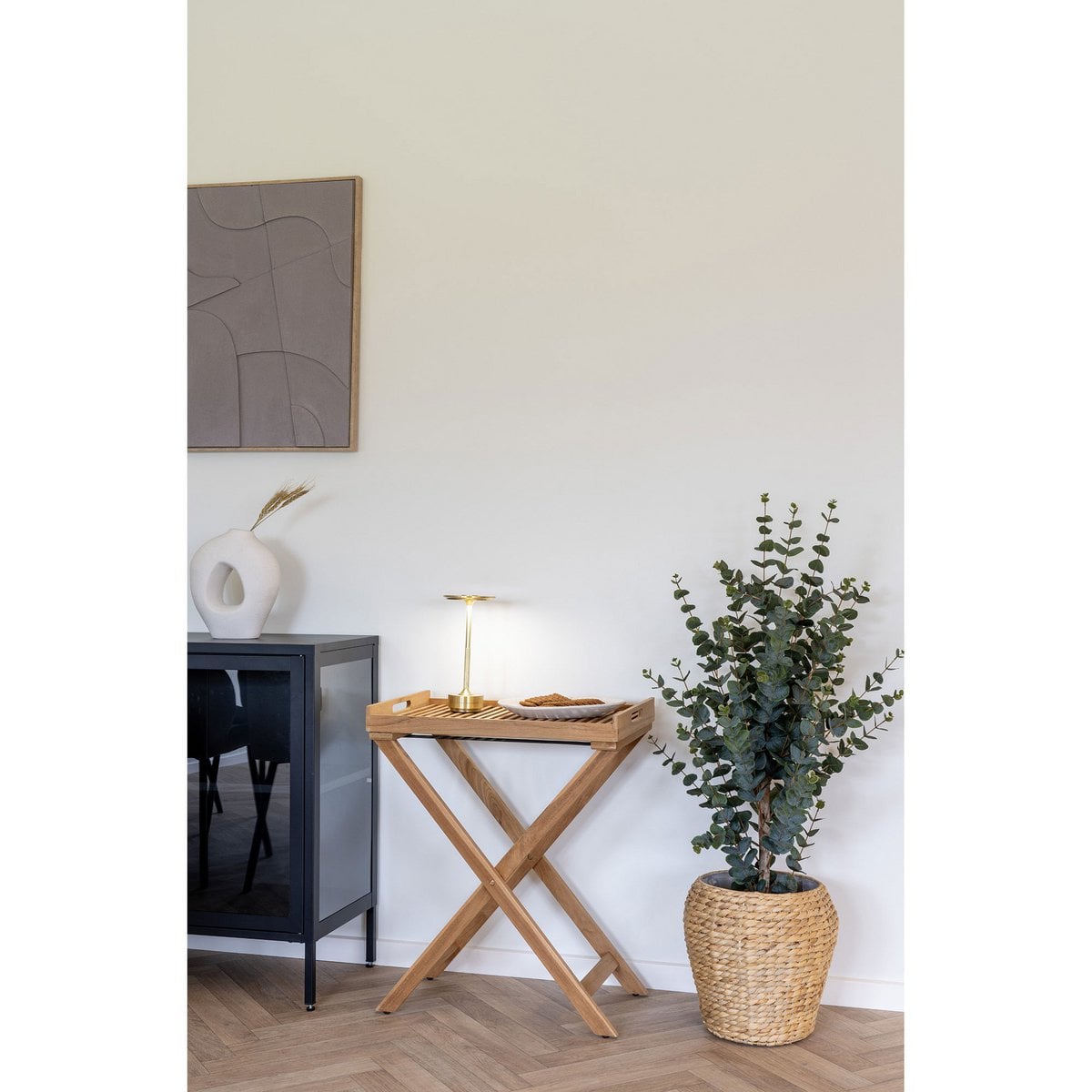 Tabletttisch aus Teak, 60 × 40 × 70 cm | VIA X SELECTION