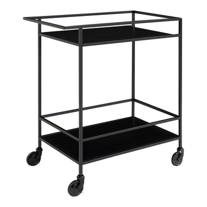 Barwagen in Schwarz, 68 × 40 × 79 cm | VIA X SELECTION