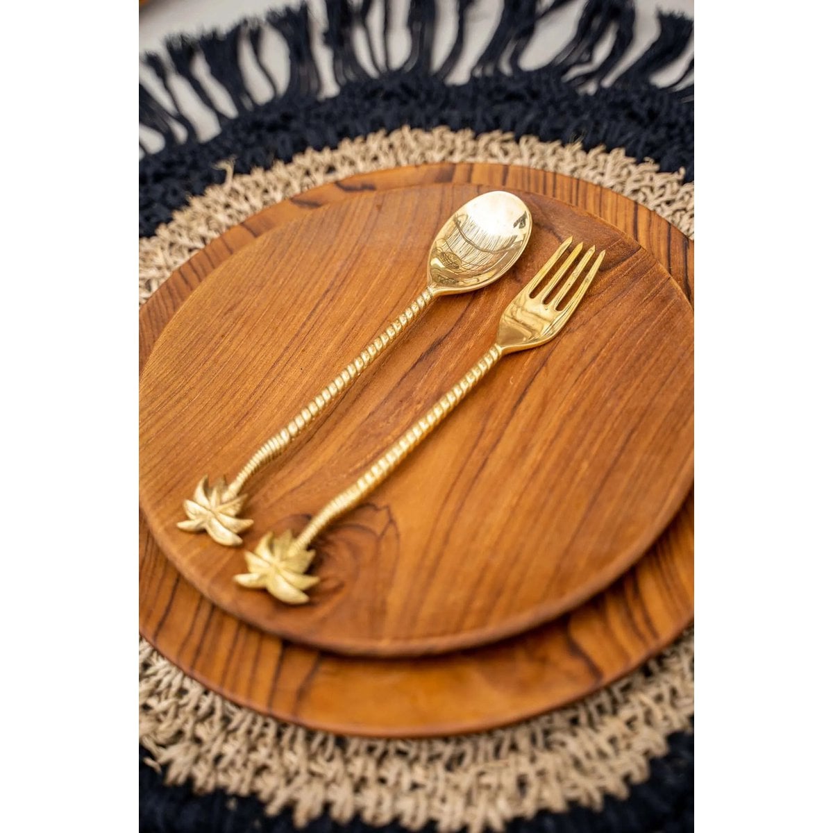 Runder Teller aus Teakholz, Ø 30 cm | VIA X SELECTION