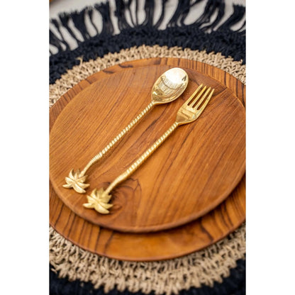 Runder Teller aus Teakholz, Ø 30 cm | VIA X SELECTION