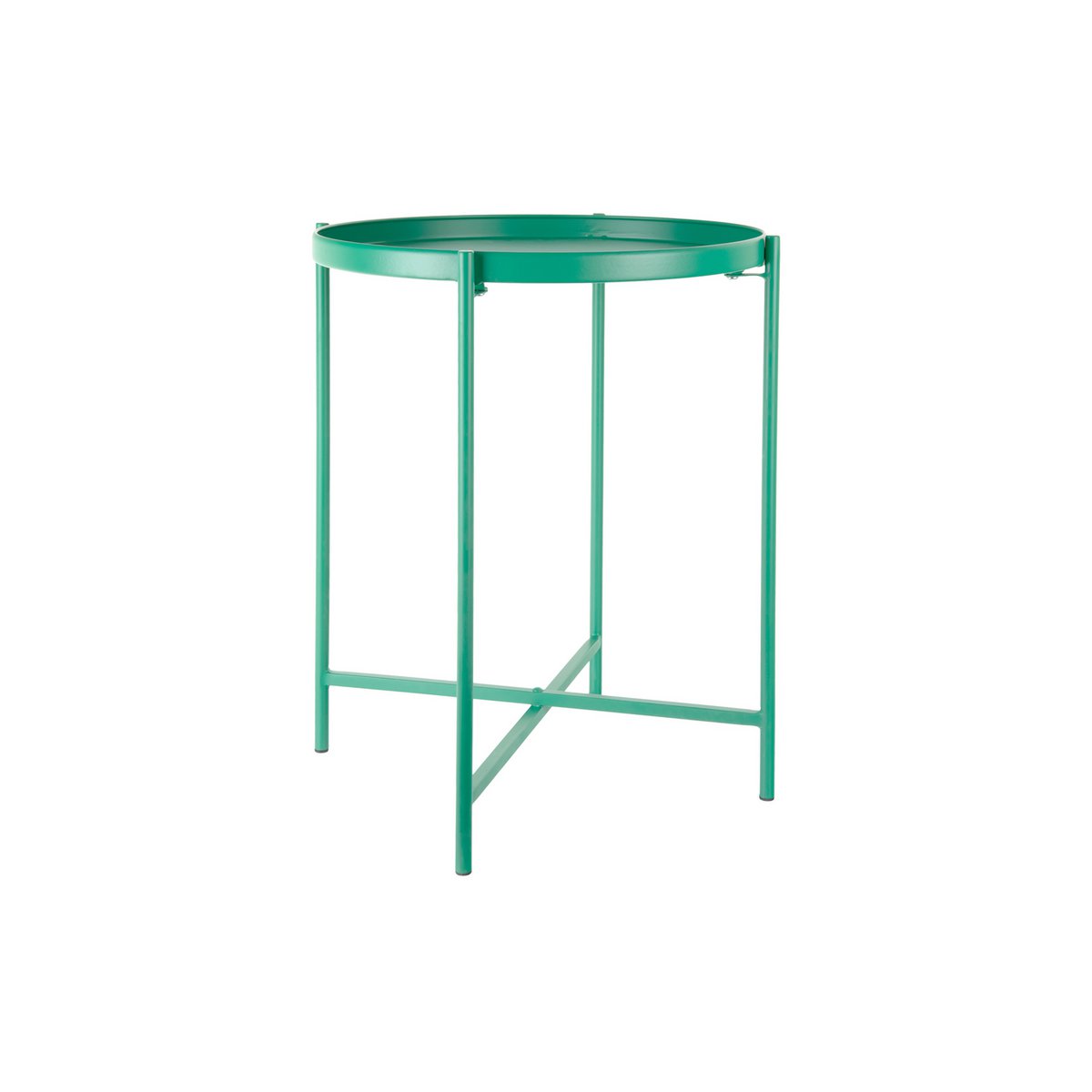 Beistelltisch aus Metall, 40 × 40 × 49 cm | VIA X SELECTION