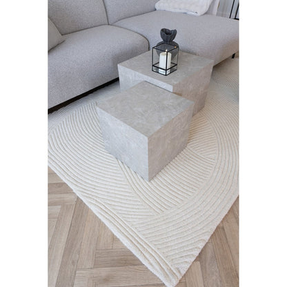 Wollteppich beige, 160 × 230 cm | VIA X SELECTION