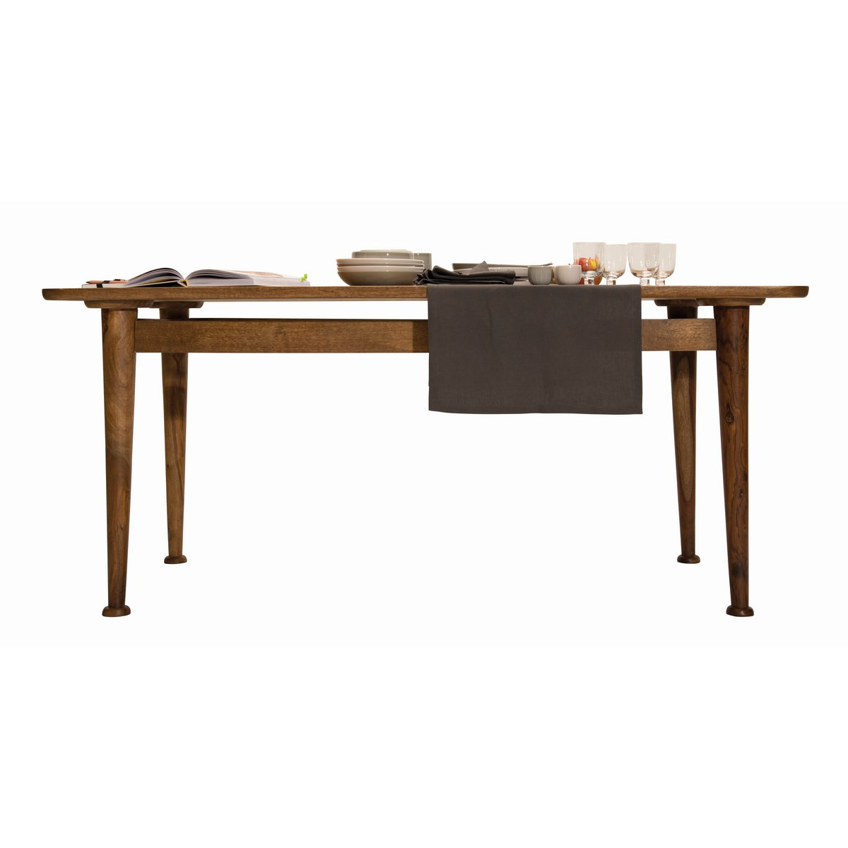 TOM TAILOR Home Esstisch Mangoholz gerundete Ecken, 180 × 90 cm | VIA X SELECTION
