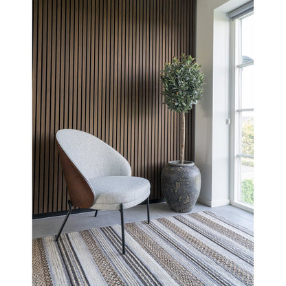 Teppich aus Jute und Baumwolle natur-grau, 160 × 230 cm | VIA X SELECTION