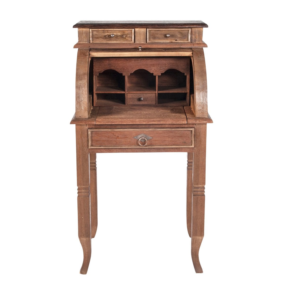 Sekretär aus recyceltem Teak mit Auszug 55 cm | VIA X SELECTION