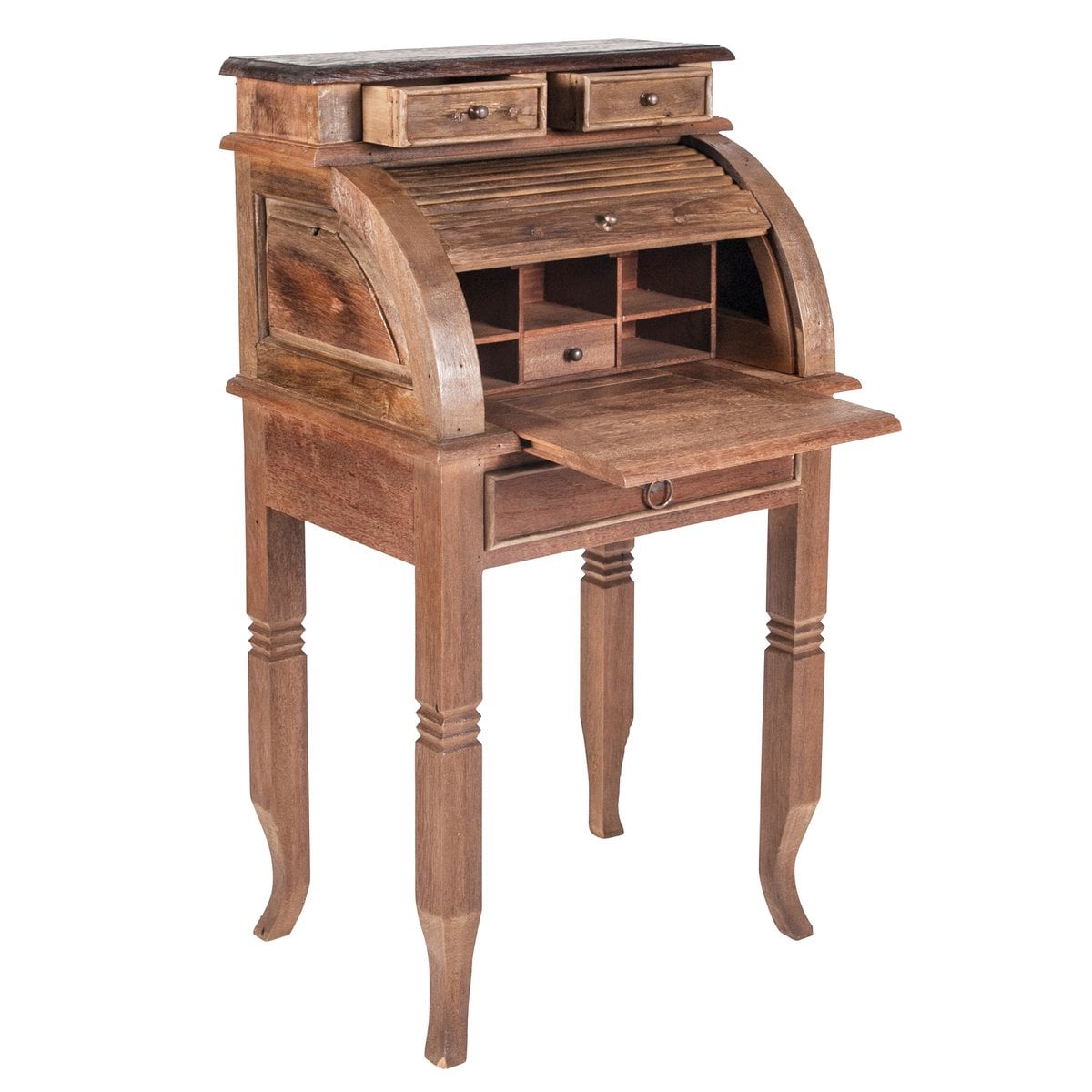 Sekretär aus recyceltem Teak mit Auszug 55 cm | VIA X SELECTION