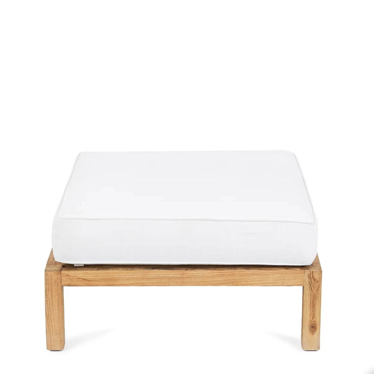 Modularer Outdoor-Ottomane aus Teakholz | VIA X SELECTION