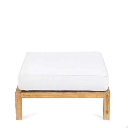 Modularer Outdoor-Ottomane aus Teakholz | VIA X SELECTION