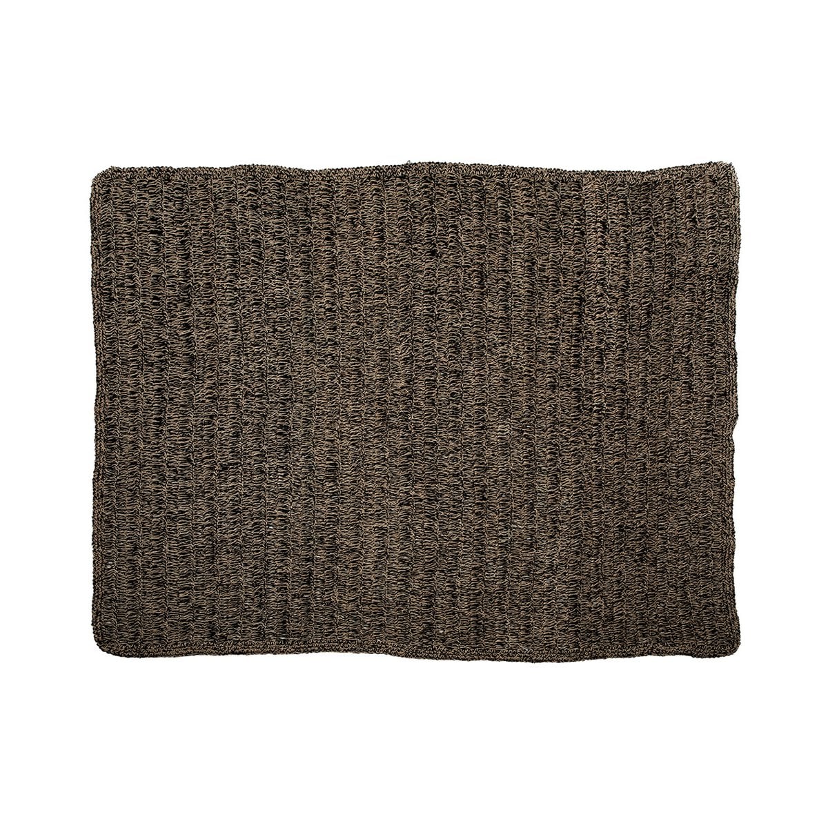 Rechteckiger Teppich aus Seegras natur-schwarz, 200 × 300 cm | VIA X SELECTION