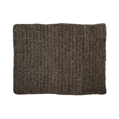 Rechteckiger Teppich aus Seegras natur-schwarz, 200 × 300 cm | VIA X SELECTION