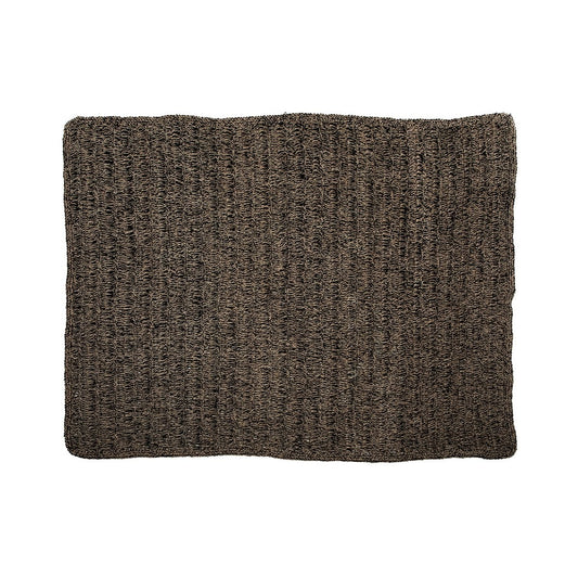 Rechteckiger Teppich aus Seegras natur-schwarz, 200 × 300 cm | VIA X SELECTION