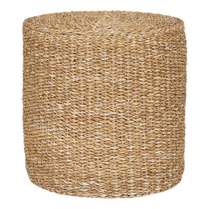 Geflochtener Seegras-Pouf in Natur | VIA X SELECTION