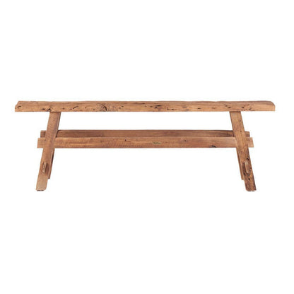 Sitzbank aus Holz natur 150 cm mit schmalem Format | VIA X SELECTION
