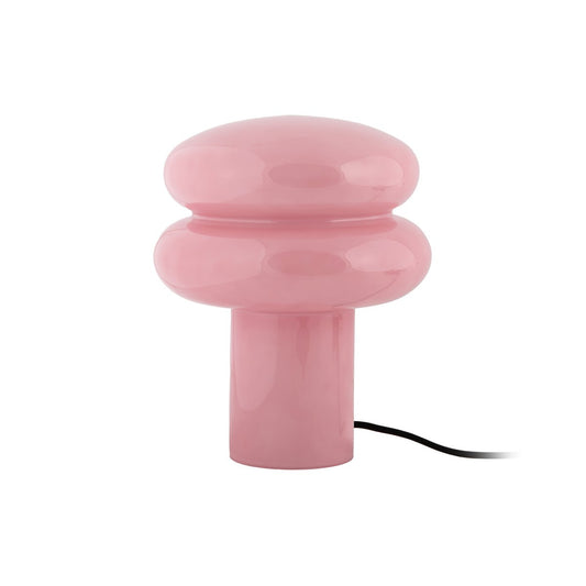 Leitmotiv Incesante Double Ring Tischleuchte aus Glas in in Roségold | VIA X SELECTION