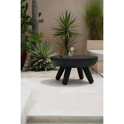 Couchtisch aus Holz in Schwarz 78,5 × 78,5 × 44 cm | VIA X SELECTION