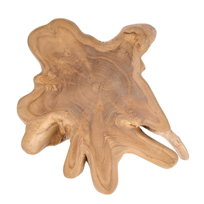 Beistelltisch aus Teak-Wurzelholz, 45 × 45 × 45 cm | VIA X SELECTION