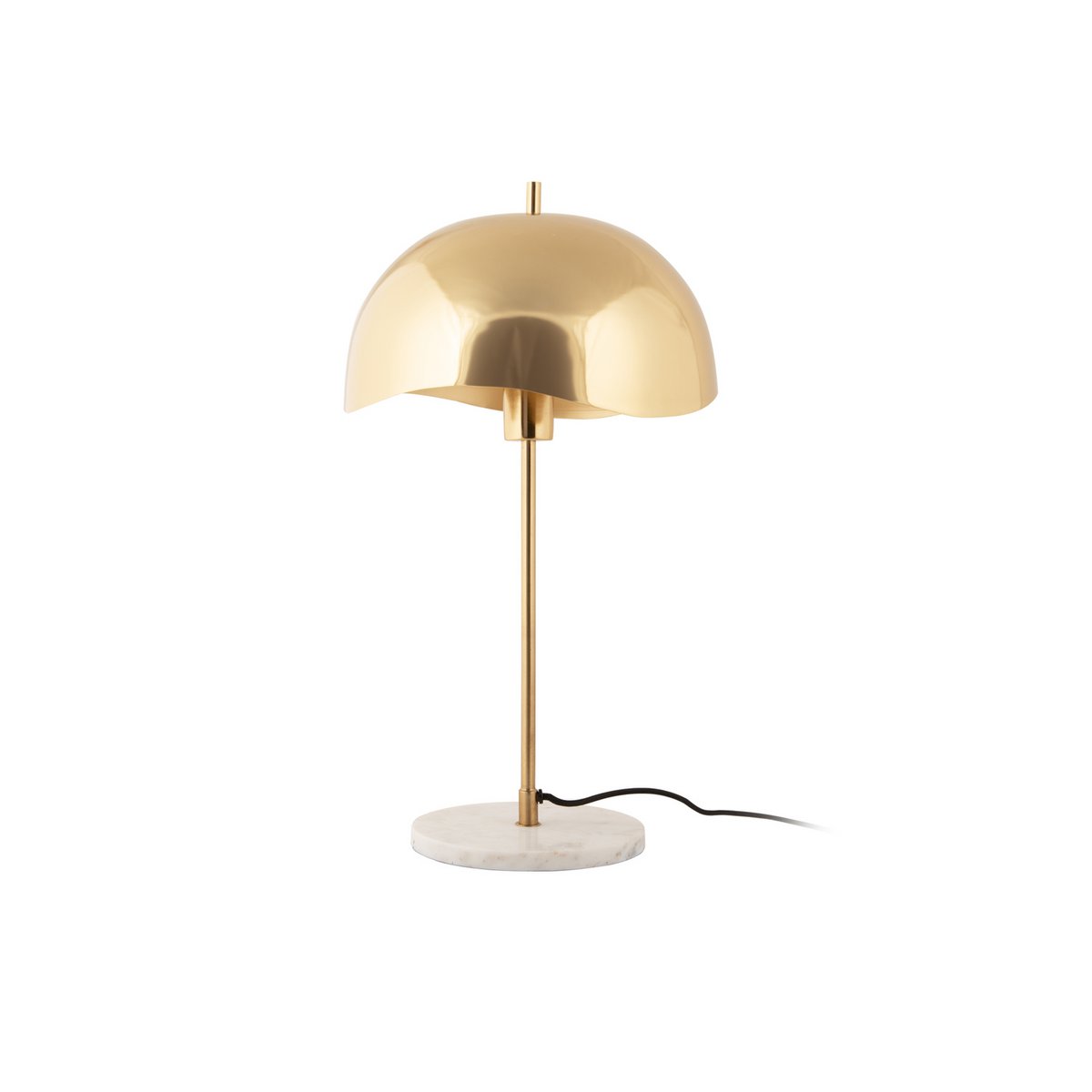 Leitmotiv Waved Dome Tischleuchte in Gold | VIA X SELECTION