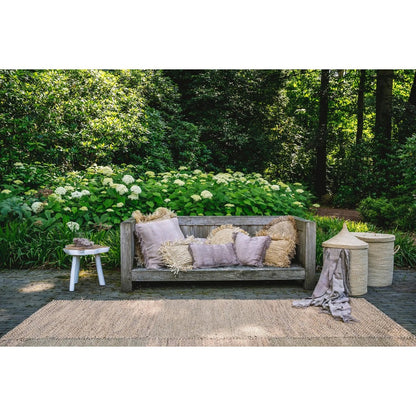 Kissenbezug aus Samt in Betongrau, 40 × 40 cm | VIA X SELECTION