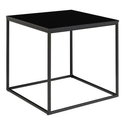 Beistelltisch in Schwarz, 45 × 45 × 45 cm | VIA X SELECTION