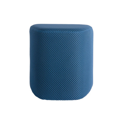 Dreieckiger Pouf mit Mesh in Blau | VIA X SELECTION