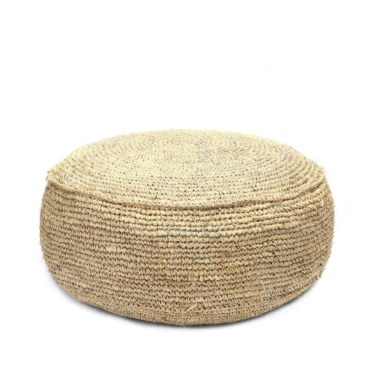 Pouf aus Raffia in Natur | VIA X SELECTION