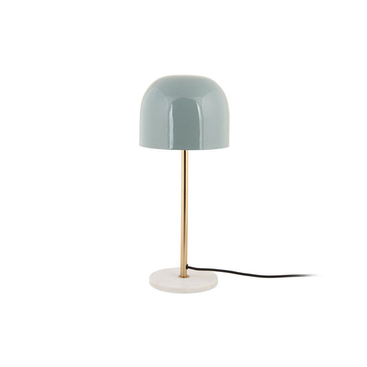 Leitmotiv Manta Tischleuchte mit Marmorsockel in in Blau | VIA X SELECTION