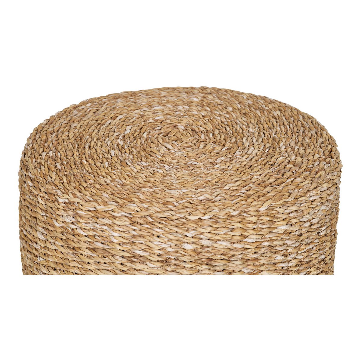 Geflochtener Seegras-Pouf in Natur | VIA X SELECTION