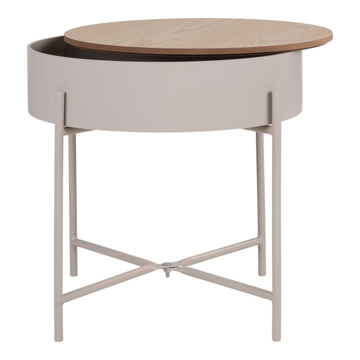 Beistelltisch aus pulverbeschichtetem Stahl, Ø, 40 × 40 cm | VIA X SELECTION