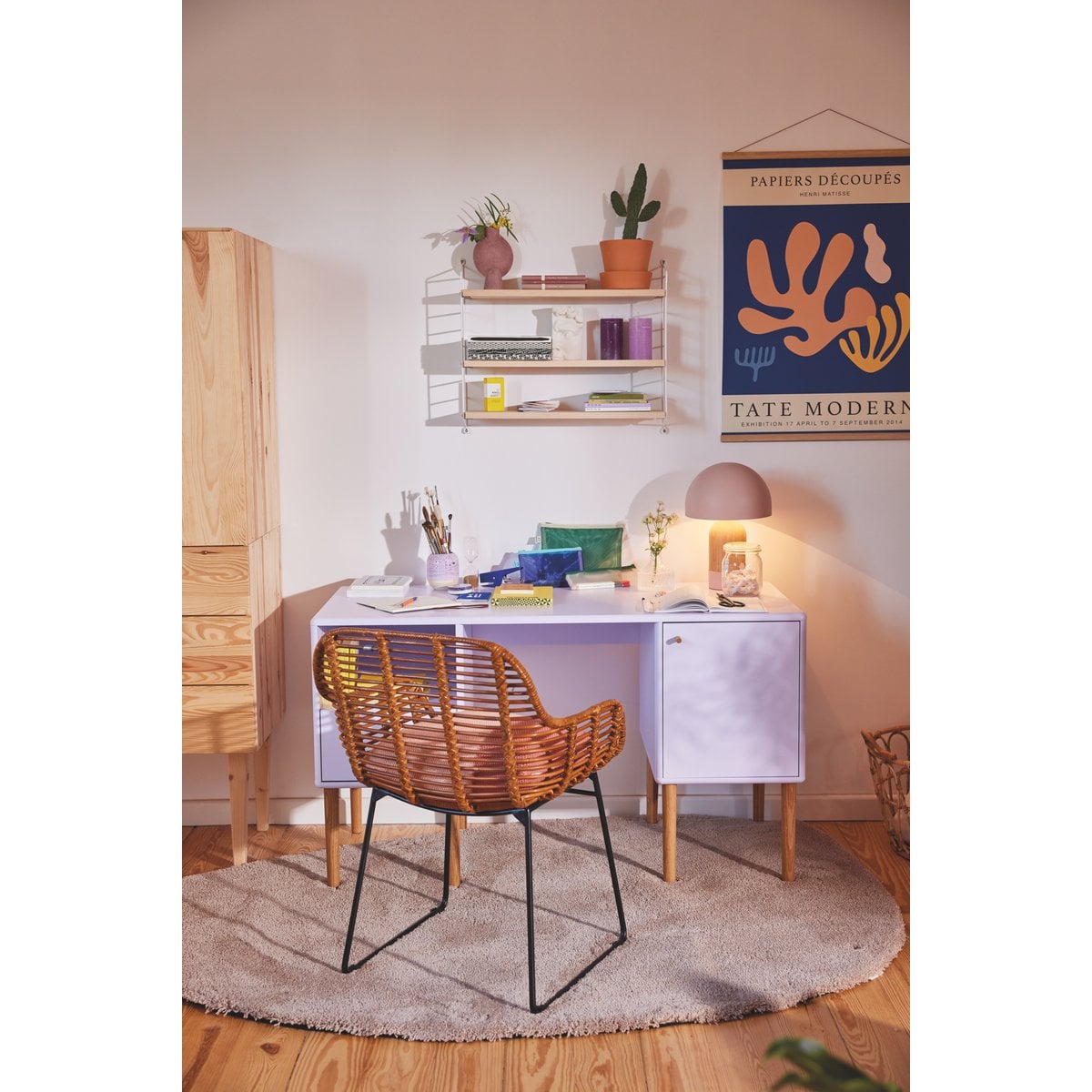 Rattansessel mit Kufengestell im 2er-Set | VIA X SELECTION