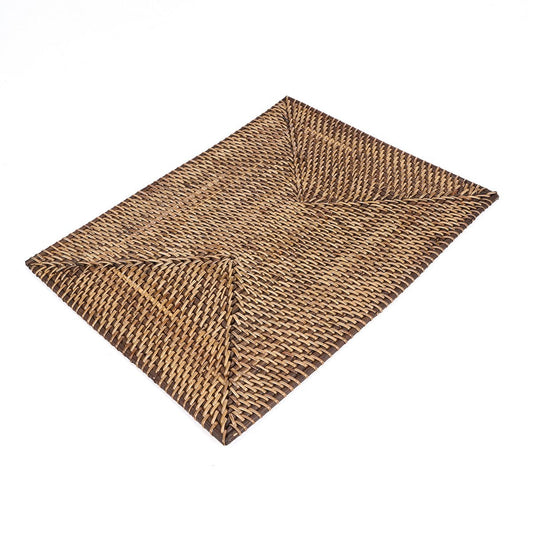 Rechteckiges Platzset aus Rattan in Naturbraun | VIA X SELECTION