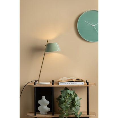 Leitmotiv Savvy Tischleuchte mit Marmorfuß in in Grau | VIA X SELECTION