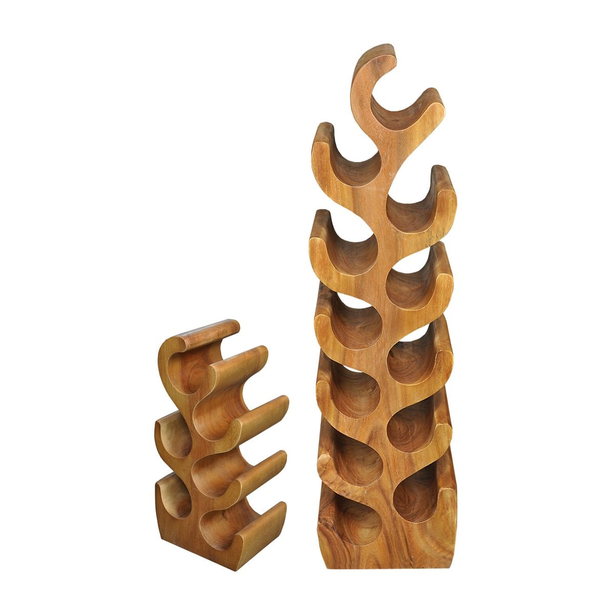 Weinregal aus Suarholz für 12 Flaschen, 19 × 28 × 100 cm | VIA X SELECTION