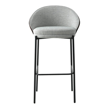 Barstuhl grau-braun im 2er-Set | VIA X SELECTION