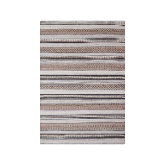 Teppich aus Jute und Baumwolle natur-grau, 160 × 230 cm | VIA X SELECTION