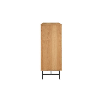 Hohe Kommode mit Eichenfront, 40 × 80 × 113 cm | VIA X SELECTION
