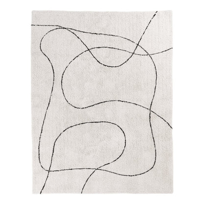 Großer Baumwollteppich mit abstraktem Muster, 200 × 300 cm | VIA X SELECTION