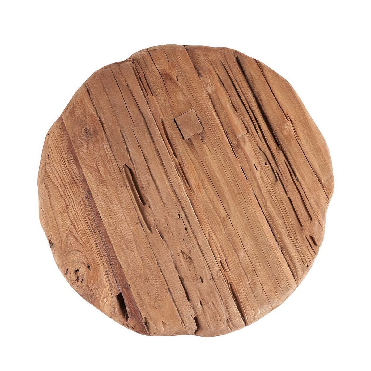 Rustikaler Beistelltisch aus Holz, 50 × 50 × 40 cm | VIA X SELECTION