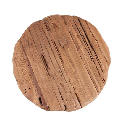 Rustikaler Beistelltisch aus Holz, 50 × 50 × 40 cm | VIA X SELECTION