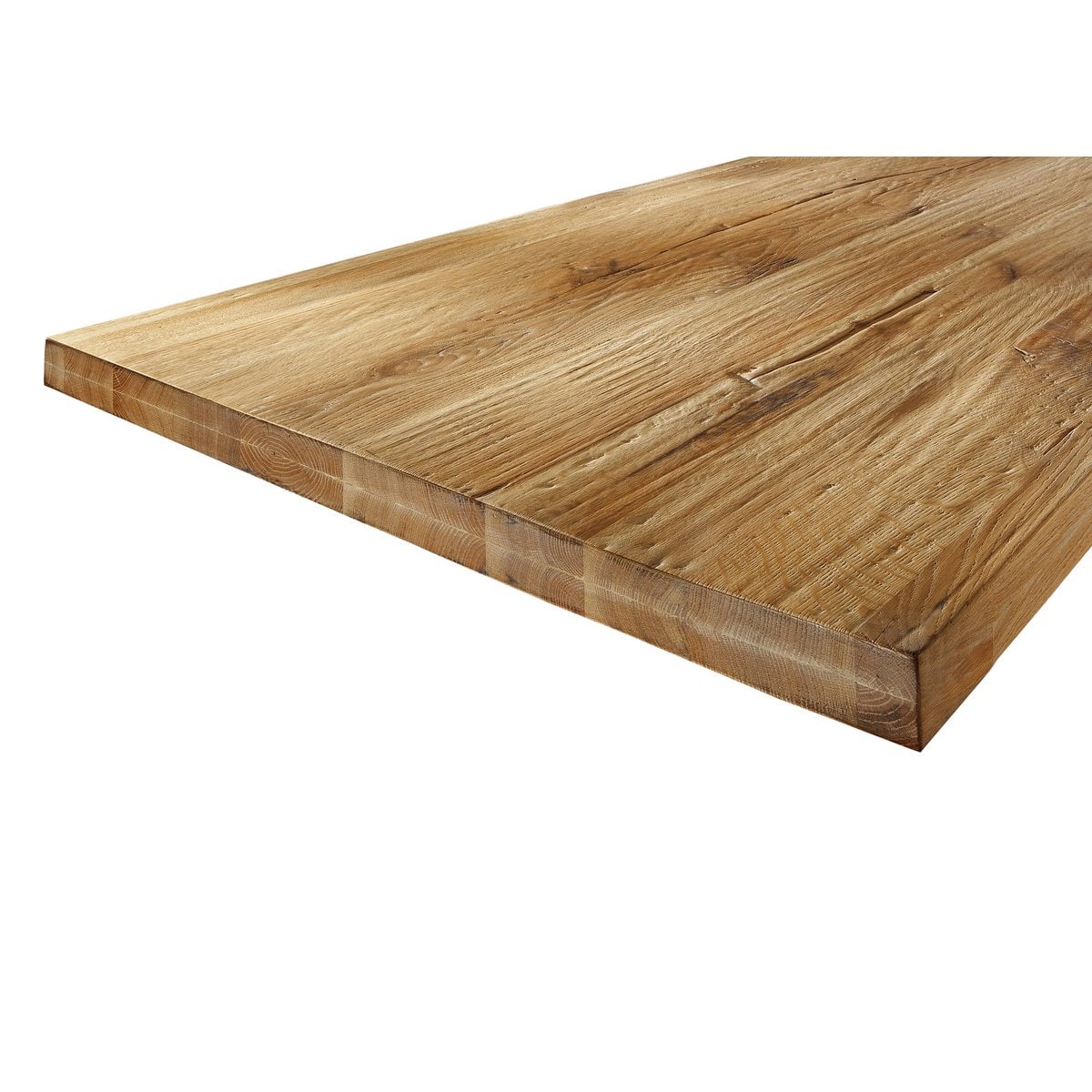 Esstisch Akazienholz Naturton Metallgestell, 160 × 85 cm | VIA X SELECTION